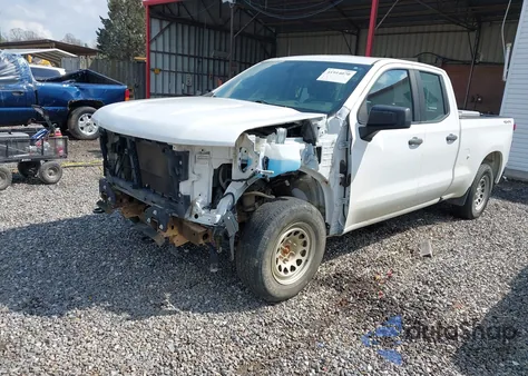 2019 Chevrolet Silverado 1500 Work Truck из США, поврежденный, VIN 1GCRYAEH5KZ209446